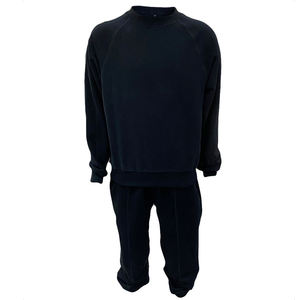 OEM Custom Logo Men's Casual Sports Set Breathable 100% Cotton Two-Piece Pullover <b>Hoodie</b> Pants <b>Maternity</b> Sportswear for Autumn - Product Image 1