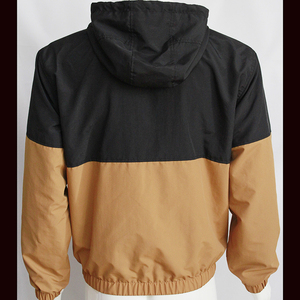 Conception personnalisée Fabricant d'équipement d'origine Veste coupe-vent imperméable à fermeture éclair quart pour hommes en nylon Vente en gros Marque de vêtements de sport d'hiver - Product Image 2