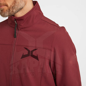 <b>Men's</b> High Quality Softshell Winter <b>Jacket</b> OEM Service Breathable Stand Collar Customizable Low MOQ Street Wear - Product Image 4