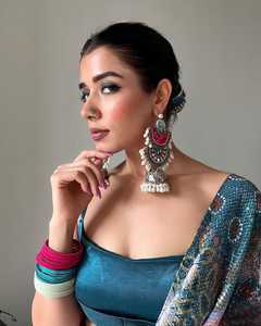 เสื้อสตรีผ้าจอร์เจียสำหรับผู้หญิงเสื้อพิมพ์ลายดิจิตอลสวยงามเรียงตามลำดับทำงานงานแต่งงานปาร์ตี้ส่าหรีที่เชื่อถือได้ - Product Image 3