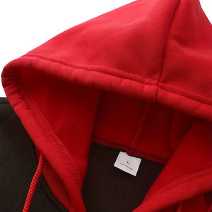 Chaqueta de Punto con Capucha y Cremallera para Hombre, de Invierno, con Contraste de Color, Manga Larga, Lisa, Informal, para Uso Diario, Térmica - Product Image 3