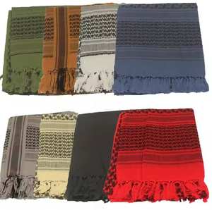 2025 Unisex Shemagh bufanda a cuadros borla desierto árabe Keffiyeh ligero 100% algodón Head Wrap hombres mujeres chal de alta calidad - Product Image 6