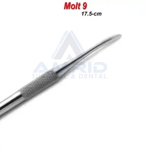 A + Grado de calidad 3 piezas Cirugía de implantes dentales Instrumentos de acero inoxidable Molt 9 Elevadores Limpieza Llenado Equipos de dientes - Product Image 5