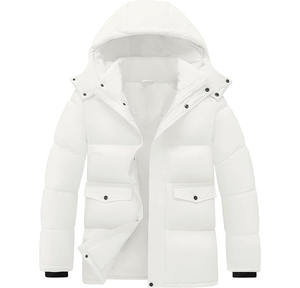 Chaqueta Acolchada Elegante para Mujer, Transpirable, Lisa, Teñida, Abrigada para Invierno, Uso Diario con Forro Suave al Tacto para Comodidad Durante Todo el Día - Product Image 1