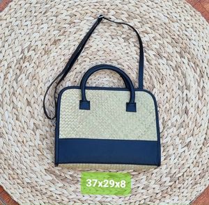 Haute Qualité À La Main Rectangle Jacinthe D'eau Sac CrossBody Haute Couture Dames Sac À Main Fermeture À Glissière Direct En Gros Vietnam - Product Image 2