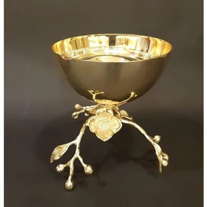 Set of 3 Customized Shape Stainless Steel <b>Dry</b> Fruit Bowls Premium Quality Different Sizes Metal Food Serving Bowl in India - Product Image 2