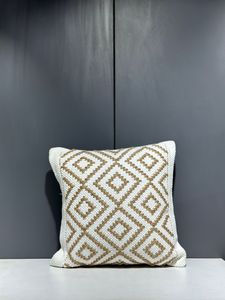 Housse de coussin minimaliste moderne en jute et coton, matériaux durables et de source éthique, technique non tissée durable, bon prix - Product Image 2