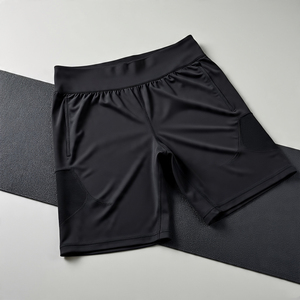 Short de compression serré de gymnastique pour hommes Short athlétique en polyester 100% de haute qualité pour hommes Short de compression à taille élastique pour hommes - Product Image 5