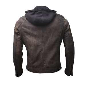 New Design Latest Style Men Leather <b>Canvas</b> <b>Jacket</b> Customized Color Size Wholesale Best Quality Waterproof Reversible Breathable - Product Image 3