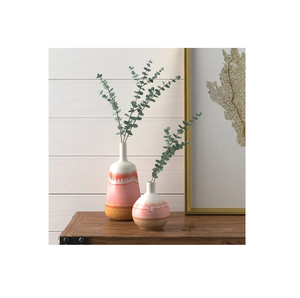 Diseño elegante Donut Floreros Set Minimalismo nórdico Moderno Círculo Jarrón de cerámica para la decoración del hogar - Product Image 4