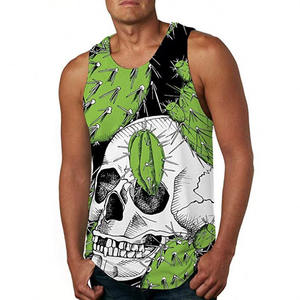 Men's Workout Tank <b>Top</b> Seamless Gym Singlet Summer Cotton <b>Vest</b> for Bodybuilding Fitness Training Athletic New Muscle Design - Product Image 1