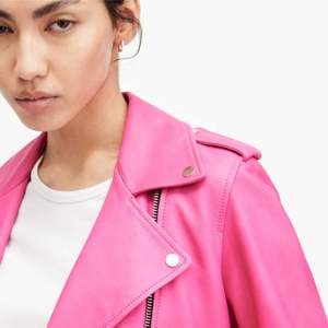 Custom Women's Pink PU Faux Leather <b>Jacket</b> Slim Fit Motorcycle Biker Coat Fashion <b>Ladies</b> Short Streetwear Outerwear Wholesale - Product Image 5