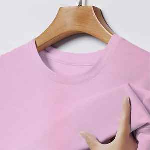 Camiseta 100% de algodón de alta calidad para hombre, camiseta informal de manga corta con patrón sólido, camiseta bordada con estampado transpirable de talla grande - Product Image 2