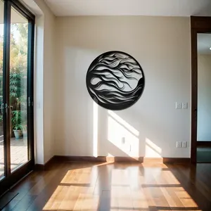 Grand art mural en fer au design unique personnalisable pour les projets résidentiels, commerciaux et hôteliers pour le prix de vente à l'exportation - Product Image 3