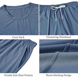 ชุดออกกำลังกายและวิ่งออกกำลังกายของผู้ชายกางเกงขาสั้นระบายอากาศได้ดีในฤดูร้อนออกแบบได้เอง - Product Image 6