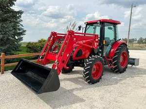 55HP Cab <b>Tractor</b> with 2790lbs Lift T574HC Core Motor Component Farm <b>Trailers</b> in Stock - Product Image 5