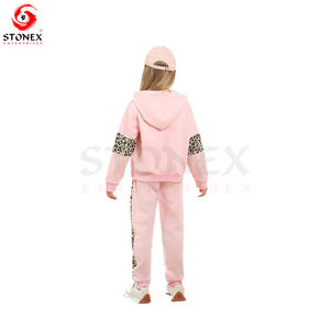 Niños Jogger Niños Pantalones de chándal y Sudadera con capucha Biker Sublimation Wear Ropa 2024 Conjuntos de chándal de dos piezas para niños - Product Image 2