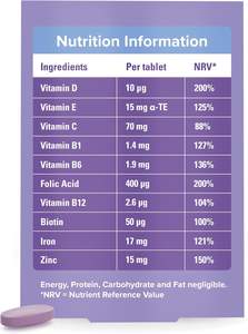 SEVEN SEAS 28 Cápsulas, Suministro para 4 Semanas, Multivitamínico con Sabor a Jengibre y Ácido Fólico para Mujeres Embarazadas, Cápsulas de Nutrición Materna - Product Image 2