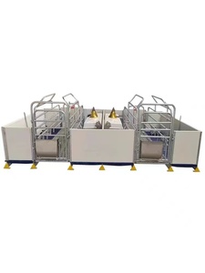 2025 Nueva gran oferta ZHONGNUO, jaula de cerdo galvanizada al por mayor, puestos de cría, jaula de parto para cerdas con 1 año de garantía - Product Image 3