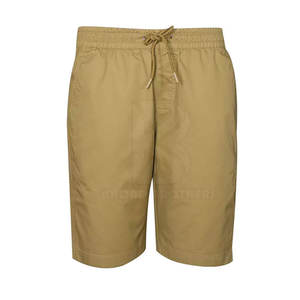 Pantalones cortos informales para hombre más vendidos 100% algodón patrón sólido peso ligero transpirable ajuste holgado gran oferta - Product Image 1