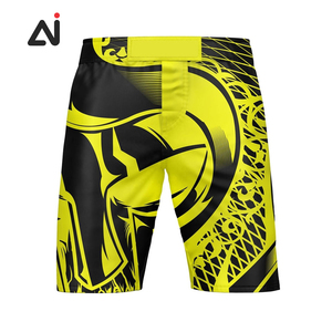 Aggrand Industry, pantalones cortos de lucha MMA para hombres con diseño de logotipo personalizado de alta calidad, servicio OEM para boxeo, artes marciales, desgaste varios - Product Image 1