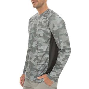 Nueva llegada OEM personalizado sublimación impresión pesca ropa hombres ligero manga larga hombres pesca camisetas diseño de camuflaje - Product Image 2