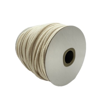 Mèche de bougie en polyester 100% tressée ronde, personnalisée, écologique, haute ténacité, pour vêtements à capuche, chaussures - Product Image 2