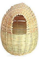 Nouveau Nid d'Oiseaux Suspendu en Bambou Semi-Circulaire MTI BBN-005 de Qualité Supérieure, Écologique et Durable, 100% Pur, Fabriqué par des Experts