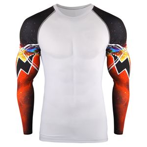 Rashguard de Manga Larga Liso de la Mejor Calidad para Hombre, Transpirable, Elástico, Kimono de Jiu Jitsu, Diseño Personalizado OEM, Ropa Deportiva MMA - Product Image 5
