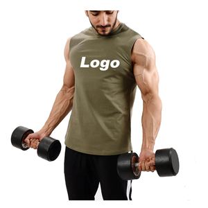 Camiseta sin mangas fuerte para hombre con diseño transpirable de secado rápido, perfecta para entrenamiento de gimnasia, deportes, correr, Fitness y verano elegante - Product Image 4