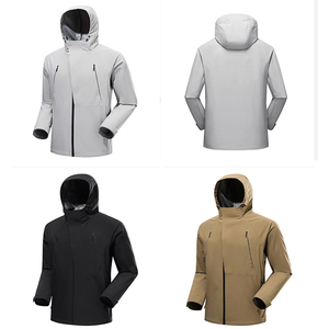 Hot Selling Unisex Raincoat Windproof Breathable Causal Streetwear Windbreaker Jackets Zip Pockets Waterproof Hoodie/<b>Coat</b> - Product Image 6