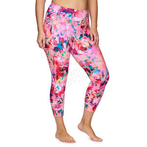 Mallas de verano transpirables personalizadas de alta calidad para mujer con tela de malla elástica de cintura alta - Product Image 6