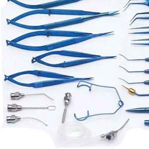 Juego de 21 Instrumentos de Cirugía Oftálmica para Microcataratas, de Acero Inoxidable, Grado Quirúrgico, Autoclavables - Product Image 3