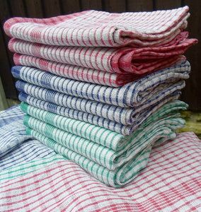 Par de Paños de Cocina de Algodón de Color Sólido, Color Durazno Plegado y Beige Colgante, Tono Neutro, Disponible a Precios de Mayoreo. - Product Image 2