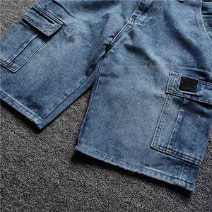Wholesale New Design <b>Men's</b> Solid Casual Denim Shorts High Quality Quick-drying Breathable Very <b>Baggy</b> <b>Cargo</b> Mesh - Product Image 6
