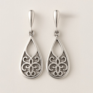 Dubai gran moda pendientes de acero inoxidable tarjeta diseño de logotipo personalizado - Product Image 6