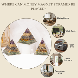 Pyramide d'Orgone Magnétique de Guérison par les Cristaux, Meilleure Vente en Gros, pour la Croissance Positive et la Méditation - Product Image 6