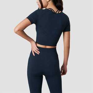 เสื้อยืดครอปสำหรับผู้หญิงเสื้อครอปพิมพ์ลายเสื้อแฟชั่นทรงโอเวอร์ไซส์สำหรับฤดูร้อนขายส่ง - Product Image 2