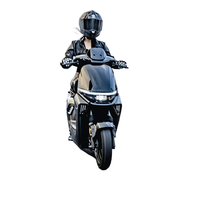 72V Lityum Pil Elektrikli Scooter 70km/s Yüksek Güçlü E-Moped LED Işık ve Arka Kargo Kutusu ile (CE Sertifikalı)