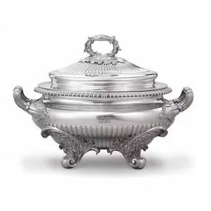 Olla caliente árabe de diseño europeo para el hogar y la cocina, suministros de alimentos para hoteles de lujo, cazuelas con tapa, olla caliente brillante - Product Image 3