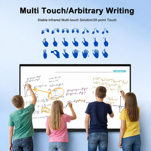 Tableau blanc interactif ZDHQ 110 pouces LED à écran tactile <span class=keywords><strong>20</strong></span> points avec système d'exploitation Android + Windows pour une utilisation en classe et au bureau - Product Image 6