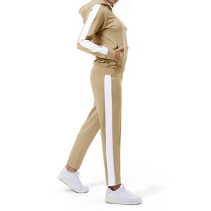 Survêtement à glissière pour femme Offre Spéciale Costume deux pièces confortable et lourd avec survêtement femme à fermeture éclair complète - Product Image 5