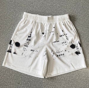 Pantalones cortos de verano de secado rápido de talla grande para hombre, pantalones cortos antiarrugas sostenibles personalizados, pantalones cortos de cintura elástica para hombre, servicio OEM - Product Image 2