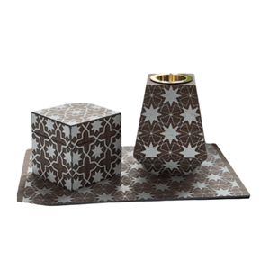 Wholesale Arabian Handcrafted Custom-Size Chocolate Serving Tray Set Wood <b>Box</b> Tray for Eid Mubarak Ramadan Vietnam Made <b>Gift</b> Set - Product Image 1