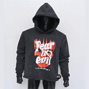 Wholesale Pullover Heavyweight 100% Cotton sweatshirt Custom Embroidery Logo 500 Gsm <b>Bulk</b> Blank French <b>Terry</b> Oversized Hoodies - Product Image 1