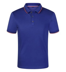 Camiseta de Golf de algodón de Color sólido ligero para hombre, Top estampado transpirable, tejido de punto elástico, secado rápido, personalizable - Product Image 4