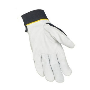 Gants de protection industrielle en cuir de vachette de sécurité pour les mains Gants d'assemblage de conducteur en cuir Rigger Gants de jardinage et de travail - Product Image 6