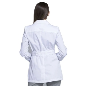 Hospital Doctor tela de algodón médico bata de laboratorio hecho a medida último uniforme de manga larga de alta calidad al por mayor - Product Image 5