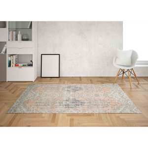 Alfombra Elegante con Estampado de Medallones, Alfombra de Entrada, Alfombra Antideslizante, con Pelo Suave - Product Image 3