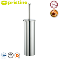 Penjualan Black Friday OEM EBay Grosir Taiwan Produsen Furnitur Penyimpanan Rumah Modern Tempat Sikat Toilet Stainless Steel